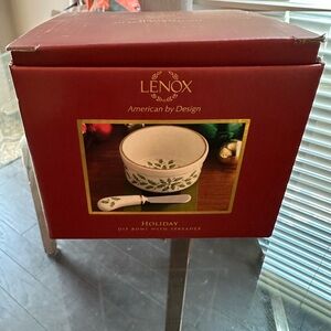 Lenox Holiday Red and Green Dip Bowl Set